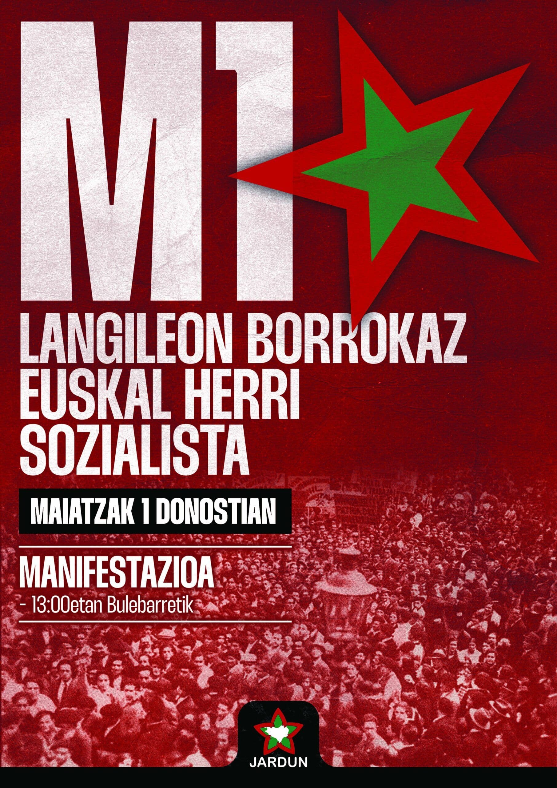 2024ko M1-eko JARDUN koordinadoraren manifestazio amaierako irakurketa