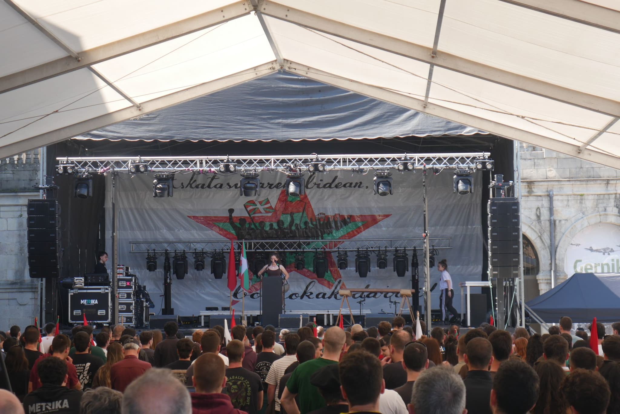 Galesko Alderdi Komunistak Aberri Egunean bidalitako elkartasun gutuna