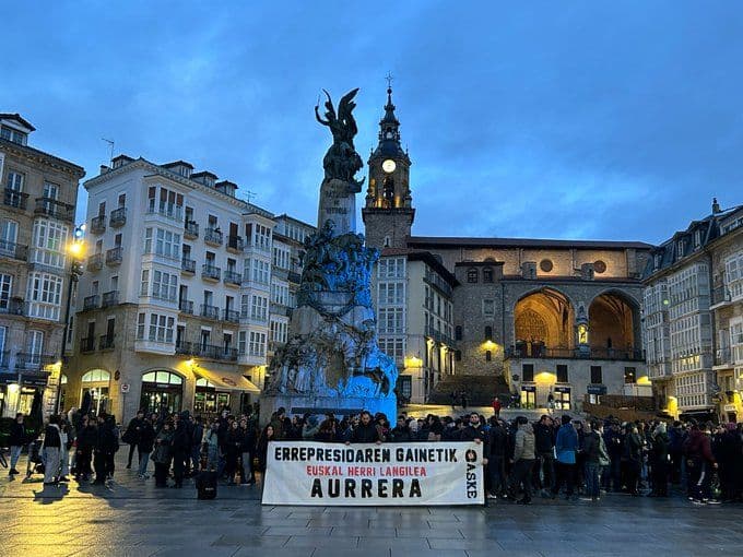 Martxoaren 3ko manifestazioaren kontrako jazarpenaren aurrean