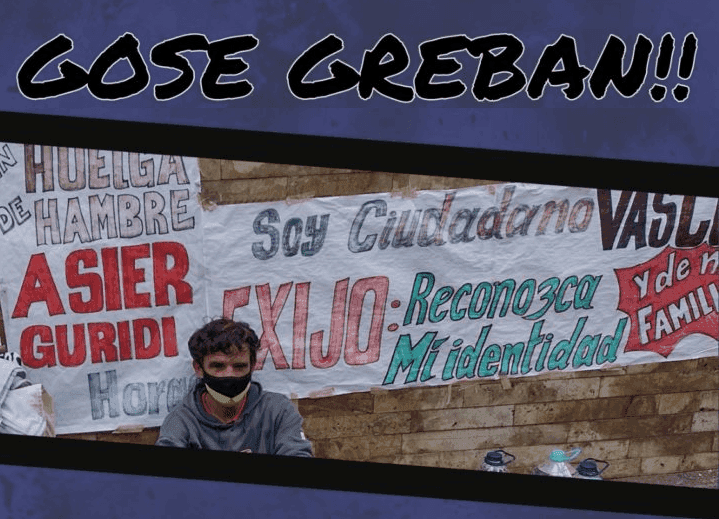 Asier Guridi gose greban