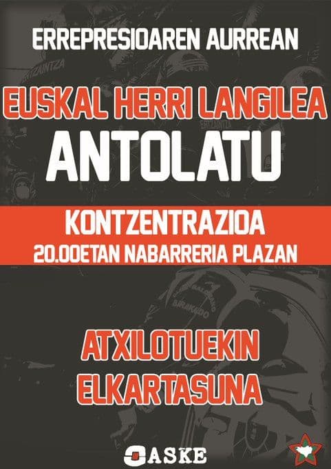 JARDUN-eko kideen atxiloketen harira ASKE-k hurrengo oharra argitaratu du